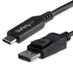 StarTech.com 1,8 m USB-C į DisplayPort 1.4 laidas - 4K/5K/8K USB Type-C į DP 1.4 Alt Mode vaizdo adapteris - HBR3/HDR/DSC - 8K 60Hz DP monitoriaus laidas USB-C/Thunderbolt 3