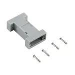 EFB Elektronik tu&scaron;čias plastikinis korpusas 09-09-pin, pilkas