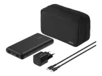 Belkin BoostCharge &ndash; Powerbank su integruotu maitinimo &scaron;altiniu, 20000 mAh, PD, 3 i&scaron;ėjimo prievadai (24 pin USB-C, 2 x USB)