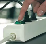 Brennenstuhl Eco-Line su jungikliu 10 lizdų juodas 3 m ilgintuvas 1159300010