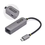 StarTech.com USB-C į Ethernet adapteris 2.5GbE, 100W PD praėjimas, NBASE-T NIC, USB 3.0 Type-C 2.5/1G kelių greičių tinklas, suderinamas su Thunderbolt, Windows ir Mac
