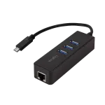 LogiLink UA0283 USB-C į Gigabit Ethernet adapteris su 3 x USB 3.0 prievadais