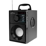 Belaidis garsiakalbis MEDIA-TECH MT3179, 20W (RMS 15W), Bluetooth 5.1, FM, MicroSD, USB, AUX, Li-Ion, 6 h, medinis korpusas