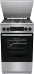 Gorenje GKS5C71XF Laisvai pastatoma viryklė su orkaite Sidabrinė