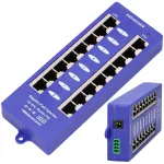 Extralink PoE Injector Gigabit 8 Prievadų 1000Mb/s RJ45 B režimas