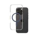 Dėklas PanzerGlass CARE by Flagship Case Transparent Urban Combat Blue MagSafe, skirtas iPhone 16 Pro