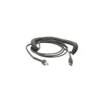 Zebra CBA-U09-C15ZAR kabelis USB/RJ-45, spiralės formos, 4,57 m (15 pėdų)