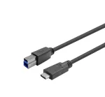 Vivolink PROUSBCBMM12.5 USB laidas USB 3.2 Gen 1 (3.1 Gen 1) 12,5 m USB C USB B juodas