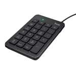 Trust 22221 skaitmeninis klaviatūros blokas ne&scaron;iojamam/personaliniam kompiuteriui USB juodas