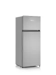 Severin DT 8761 pilkas &scaron;aldytuvas su &scaron;aldikliu vir&scaron;uje, 205 l (164/41 l), laisvai pastatomas, energijos klasė E