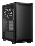 be quiet! PURE BASE 501 Airflow Window BGW74 Midi Tower korpusas kompiuteriui, ATX, grūdinto stiklo &scaron;oninis langas, 2x 140 mm PWM ventiliatoriai, tinka radiatoriui iki 360 mm, 2x 3,5&Prime; + 5x 2,5&Prime;, 2x USB 3.0, USB 3.2 Gen 2 Type-C, juodas