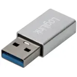 LogiLink AU0056 USB 3.2 Gen 1 adapteris USB Type-C moteri&scaron;kas sidabrinis