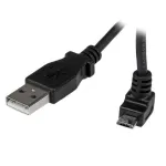 StarTech.com 1 m Micro USB laidas &ndash; A į kampuotą Micro B