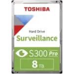 Toshiba S300 Pro vaizdo stebėjimo vidinis kietasis diskas 8 TB 7200 RPM 512 MB 3.5 Serial ATA III