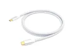 Equip USB 3.2 Gen 2 Type-C į C laidas, vyri&scaron;kas/vyri&scaron;kas, 1 m, 5A, sidabrinis/baltas