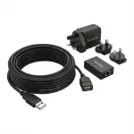 USB ilginimo kabelis Yealink USB2-EXT-10M su maitinimo adapteriu, 10 m