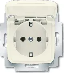BUSCH JAEGER 20 EUK-212 - Ki&scaron;tukinis lizdas CEE 7/3 - 2P+E - Smėlio spalvos - 250 V - 16 A - 71 mm