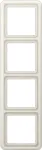 Jung CD 500 CD 584 W 4 vietų rėmelis, vertikalus/horizontalus, baltas
