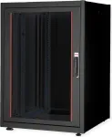 Roline 26.21.0202 19 colių tinklo spinta (P x A x G) 800 x 1125 x 800 mm, juoda