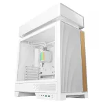 Korpusas staliniam kompiuteriui DeepCool CL6600 WH &mdash; baltas, ATX/PS2/SFX/SFX-L maitinimo &scaron;altiniams, 140 mm priekyje, 120/140 mm vir&scaron;uje/gale, 2,5 colio ir 3,5 colio diskams