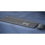 Belaidis klaviatūros ir pelės rinkinys Logitech Signature Slim Combo MK950 for Business, pilno dydžio, Bluetooth 5.1 LE, QWERTZ, &Scaron;veicarijos, grafito spalvos (920-012503)