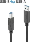 PureLink IS2301-020 auk&scaron;tos kokybės USB 3.2 USB-A į USB-B laidas - Laidas - Skaitmeniniai/duomenys (IS2301-020)