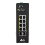 Tripp Lite NGI-S08C2POE8 valdomas Gigabit Ethernet komutatorius su PoE, 8 prievadai, juodas
