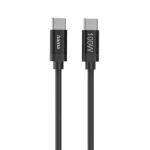 Hama Fabric USB kabelis USB 2.0 1,5 m USB C juodas