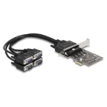 DeLOCK 66324 PCI Express kortelė, 4 x nuoseklusis RS-232
