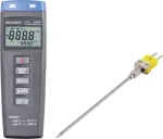 VOLTCRAFT K102 + TP 203 temperatūros matavimo prietaisas -200 iki +1370 &deg;C K tipo zondas