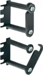 Rittal DK kabelių vedimo juosta - horizontali kabelių valdymo sistema - 1U - 48,3 cm (19 inch) (7111.214)