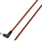 VOLTCRAFT Žemos įtampos jungiamasis kabelis, ki&scaron;tukas 5.5 mm / 2.1 mm, atviras galas, 2.00 m, 1 vnt. (VC-10906525)