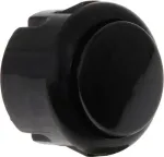 Joy-it juodas arkadinis mygtukas BUTTON-BLACK-MICRO