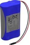 Ansmann 2S1P baterijų paketas 2x 18650 Laidas Li-Ion 7,2V 2600mAh (2447-3030-60)