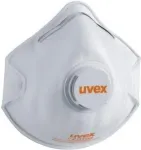 Respiratorius UVEX silv-air classic 2210 FFP2 su vožtuvu &ndash; pakuotė po 15 vnt.