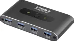 SpeaKa Professional 2 prievadų USB 3.2 Gen 1 jungiklis (USB 3.0) pilkas (SP-13710916)