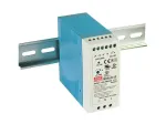 LevelOne 48V nuolatinės srovės pramoninis maitinimo &scaron;altinis, 48V DC, 40W, DIN bėgis