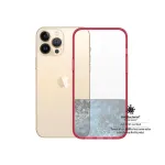 PanzerGlass ClearCaseColor Apple iPhone 13 Pro Max Strawberry &ndash; permatomas dėklas su spalvotu rėmeliu