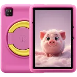 Blackview Tab A6 Kids plan&scaron;etinis kompiuteris, 10.1 colio 800x1280 HD+ IPS, A523 Octa-core 1.8GHz, 4GB + 128GB, 5100mAh; WiFi, 5MP priekinė / 8MP galinė kamera, Android 14, rožinė