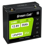 UPS baterija Green Cell GC-LFPGC12V20AH LiFePO4 12.8V 20Ah, 256Wh, 185x80x170 mm, 3 kg