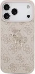 GUESS Hard Cover 4G Big Metal Logo Pink, skirtas Apple iPhone 17 Pro Max, GUHCP17X4GMGPI
