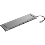 SANDBERG USB-C stotelė HDMI DP VGA SD USB USB-C