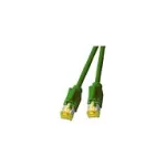 EFB-Elektronik RJ45 jungiamasis kabelis Cat.6A S/FTP LSZH Datwyler 7702 TM31 Žalias 2m