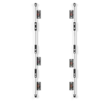 EDBAK ULS4337 Universali LED sistema 4 spintoms 600 x 337,5 mm, juoda