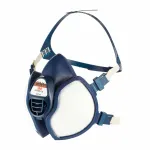 3M daugkartinė pusveidė kaukė FFA1P2R D filtras 06941+ priežiūros nereikalaujanti (7100113099)