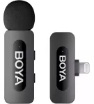 BOYA BY-V1 V2.0 Ultra Compact 2,4GHz belaidis mikrofonas, skirtas Lightning įrenginiams - 1TX+1RX
