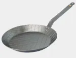 De Buyer Mineral B Element Carbon Steel Steak Pan 24 cm (5616.24)
