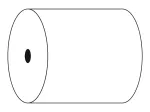Exacompta terminio popieriaus rulonas 80 mm x 76 m 55 g/m&sup2; baltas 1 vnt.