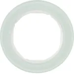 Hager WLD9100GW R.Classic 1-Gang Glass Cover Frame Polar White