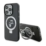 Karl Lagerfeld iPhone 13 Pro Max 6,7 inch Hardcase Ring Stand Karl & Choupette MagSafe Black